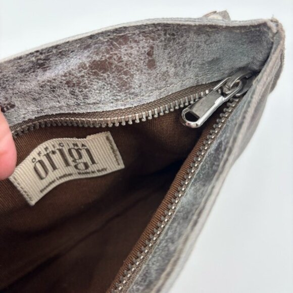 Officina Origi made in Italy Leather Pouch Wristlet - Picture 7 of 8